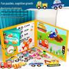 Montessori Magnetic Puzzle for Toddlers, Ages 3-6: Educational Stickers & Jigsaw