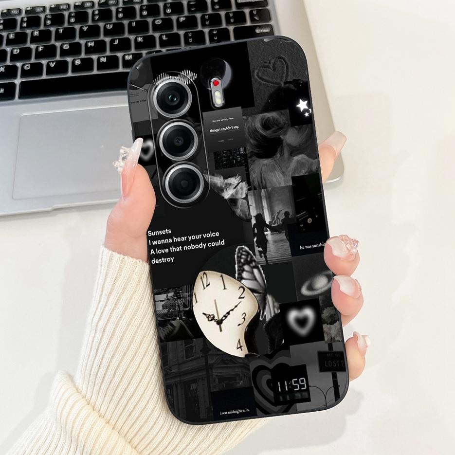 For Tecno Camon 40 Pro 5G Case CM7 Cute Cartoon Cover Soft TPU Phone Case For Tecno Camon40 Camon 40 Pro 4G CM6 Back Cover Coque