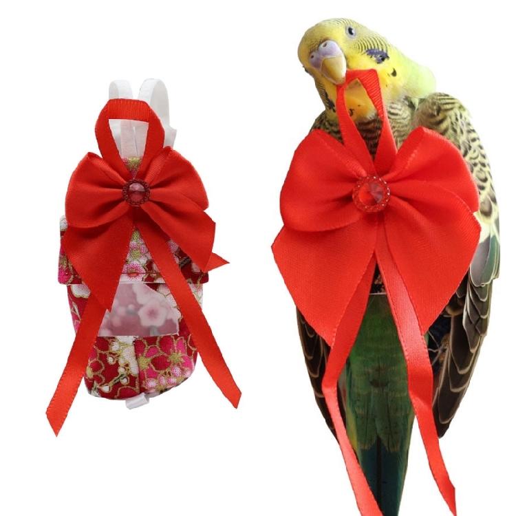 Parrot Diaper with Bowknot Pineapple Theme Washable Bird Garment Nappy