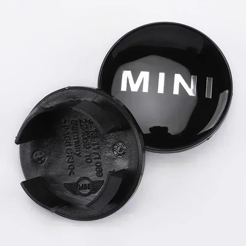 PUOI2 4PCS 54mm 56mm Car Wheel Center Hub Caps Cover Emblem Badge For BMW Mini Cooper One S JCW R55 R56 R57 R58 R60 F55 F56 Clubman