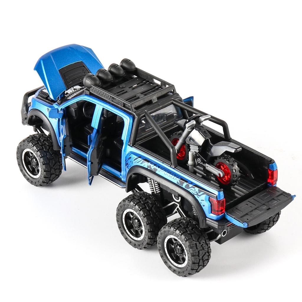 1:28 Die-cast Raptor F150 Toy Truck - Alloy Off-road Vehicle Model for Children