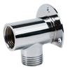 Bathroom Fixture Stainless Steel Show Arm Bottom Hose Wall Chrome Polished Mount Base Shower Head Extension Plumbing Fixtures