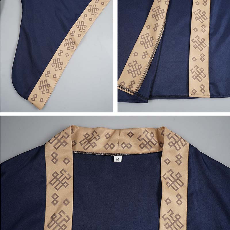 Jinshi Cosplay Kostuum Anime Apotheker Dagboeken Mannen Kimono Gewaad Pak met Hoofddeksel Kusuriya No Hitorigoto Outfits voor Comic Con