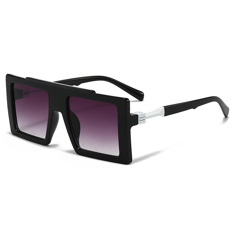 New European American Retro Square Unisex Trendy Fashion Street Style Sunglasses