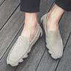 2026 Large Size 38-46 Men Loafers Shoes Suede Leather Man Moccasins Slip On Flats Octopus Sole Driving Shoes Casual Sneakers