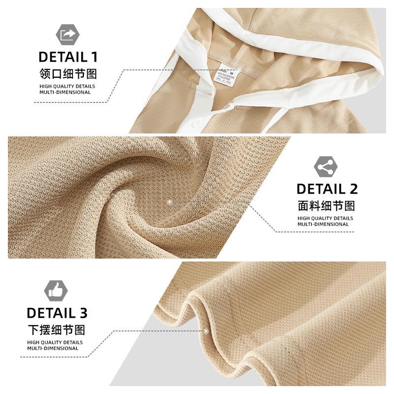 European and American summer new men's vest heavy hooded vest trendy brand casual sleeveless T-shirt