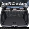 25 BYD Song Plus TPE Trunk Mat Set: Integrated, Foldable, Full Backrest.