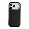 Leather Texture Drop-proof Protective Case for iPhone 17 Pro Max, 16 Pro, and 15 Matte.