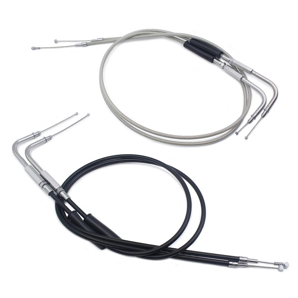 Motorcycle Parts Throttle Cable 90cm 110cm 130cm 150cm For Harley Sportster 1200 Custom Anniversary XLH1200C Police XL1200CP