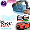 For Toyota Aygo 2005~ Full Cover Rearview Mirror Anti-Fog Films Rainproof Anti Fog Film Car Accessories 2013 2015 2017 2018
