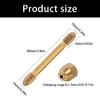 Solid Alloy Steel Hand Drill with 4 Interchangeable Heads Ergonomic Handle Twist Drill for Precise Hole Creation