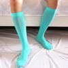 Knee High Elastic Socks Stretch Solid Soft Ultra-thin Casual Stockings