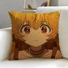 anime Im Quitting Heroing Cushion Cover Soft  EasyWash Pillow Case  Versatile for Couch Bed Travel and Office