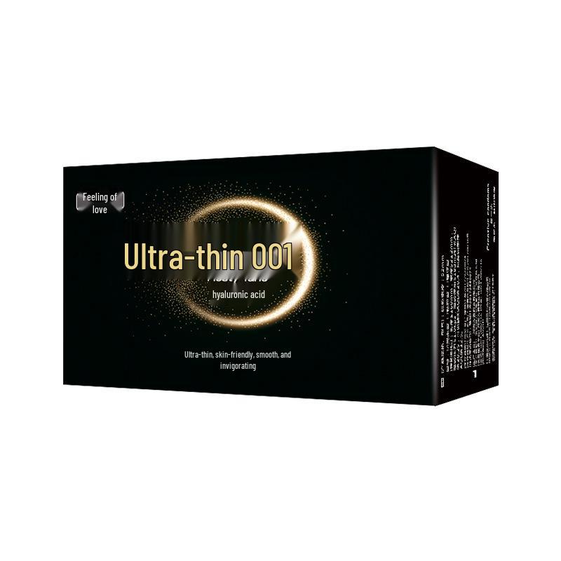 Ultra-Thin 001 Hyaluronic Acid Small Condoms for Men - Bare Entry, Long-Lasting, Safe Condoms