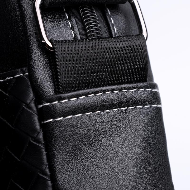 Men's Crossbody Bag Multi-compartment Business Shoulder Bag