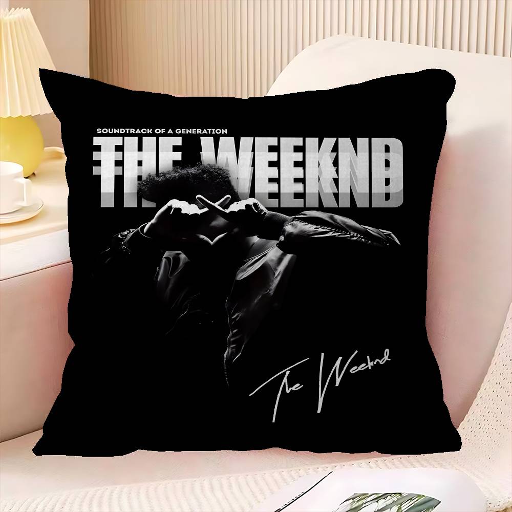Classic Singer The WWeeknd Maple Design Cushion Cover Happy Autumn Harvest Decor Holiday Decorati Pillow Cover