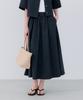 Notia Cloud Shirring Skirt - Black