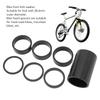 7pcs Aluminum Alloy Bicycle Headset Spacer for 28.6mm Forks 2mm 3mm 5mm 10mm 50mm Bicycle Front Fork Stem Spacers Kit