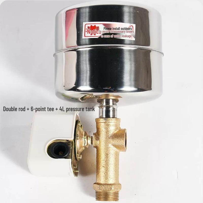 Intelligent Self-Priming Booster Pump with Stainless Steel Tank & Automatic Pressure Controller for Households