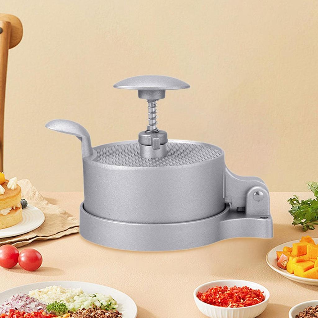 Nastavitelný lis na hamburgerové maso, hliníková slitina, výrobník placek na zeleninu