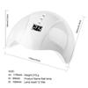 36W LED UV Nail Lamp Gel Nail Polish Dryer Quick Drying Nail Art Machine