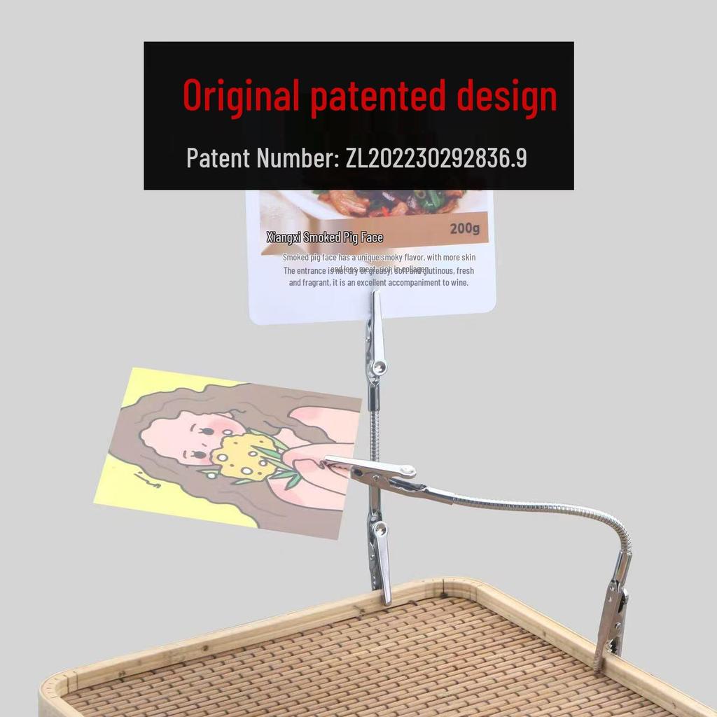 Stainless Steel Double-Headed Mosquito Coil Holder Clip