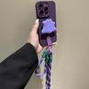 Custodia Stand Mostro Viola Scuro per iPhone 17 Pro Max/16 Pro/14 Pro