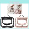 Pvc Hanging Travel Toiletry Bag With Zipper Pockets For Men And Women