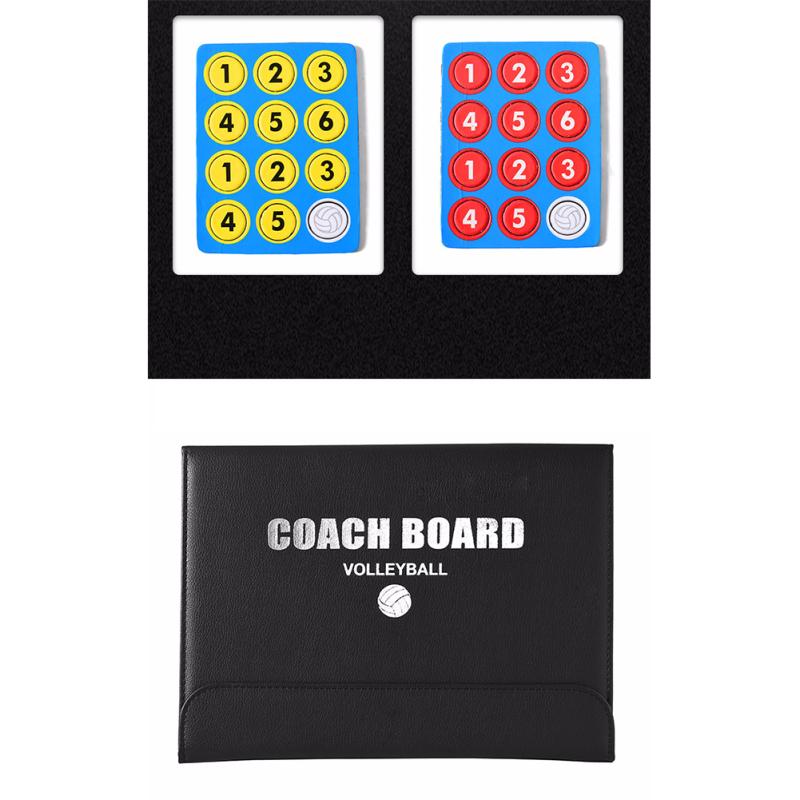 Tableau D'Entraînement Sportif PVC 35x22 Cm - Pour Volley, Handball, Futsal - Avec Stylo, Idéal Coach Et Arbitre