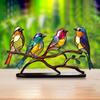European Style Acrylic Small Bird Ornament for Home Decoration