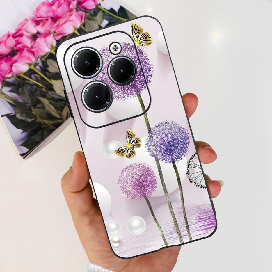For Infinix Hot 40 Pro Case X6837 Cute Fashion Cover Soft Silicone Phone Case For Infinix Hot 40i Hot40 Pro Hot40i Fundas Bumper