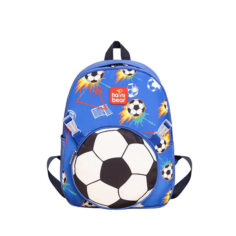 

Stylish And Fun 2024 Kids Backpack With Expandable Feature And Charming Colors For School Use Blue Soccer