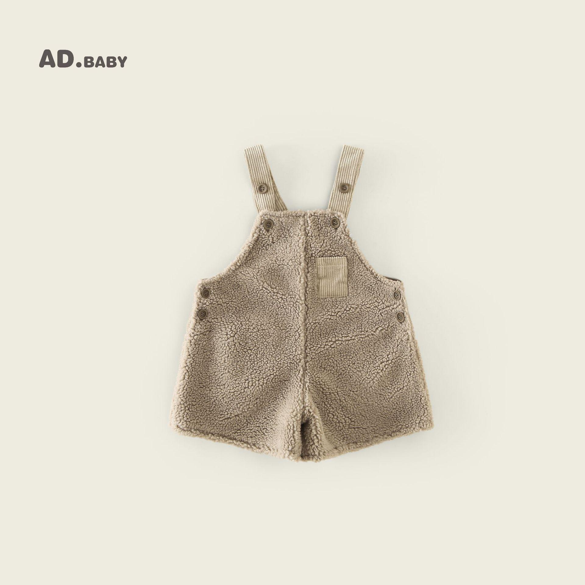 

Брюки из удобной ягнячьей шерсти в корейском стиле для девочек на осень - Модные свободные комбинезоны для детей младшего и среднего возраста 90 cm хаки