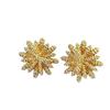 Korean Three-Dimensional Alloy Snowflake Stud Earrings - Elegant, Lightweight, Luxury Design for Women