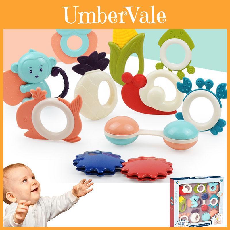 Baby Rattle Gift Set 10 Piece Bundle For Newborns