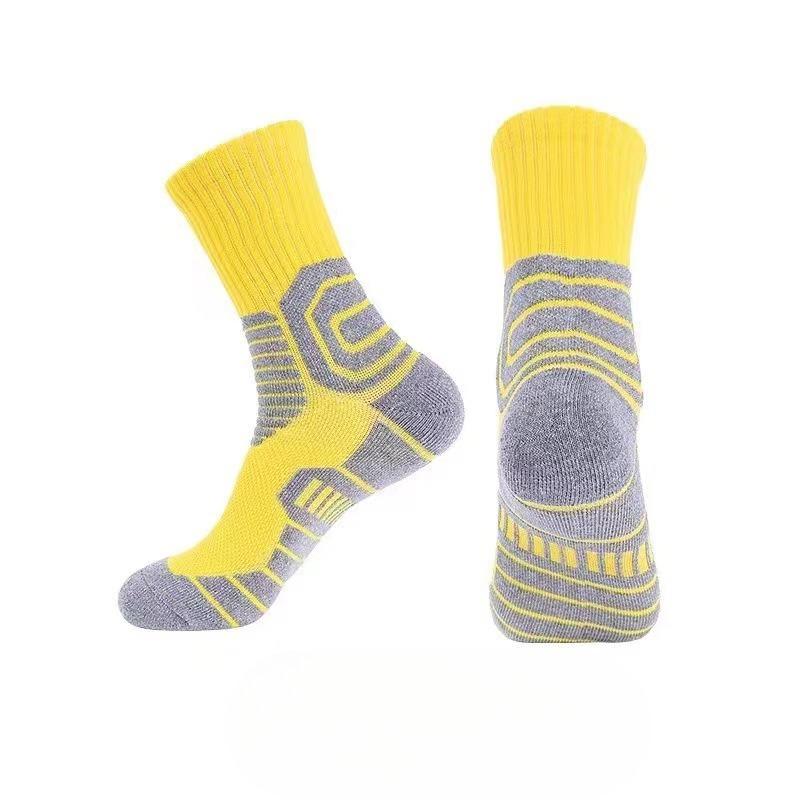 Herren Frühling und Herbst Professionelle Basketball Sport Tide Schweißabsorbierend Atmungsaktiv Rutschfest Schlauchsocken
