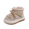 Velvet-Lined Toddler Snow Boots: Warm High-Top Cotton Shoes for Baby Girls and Boys