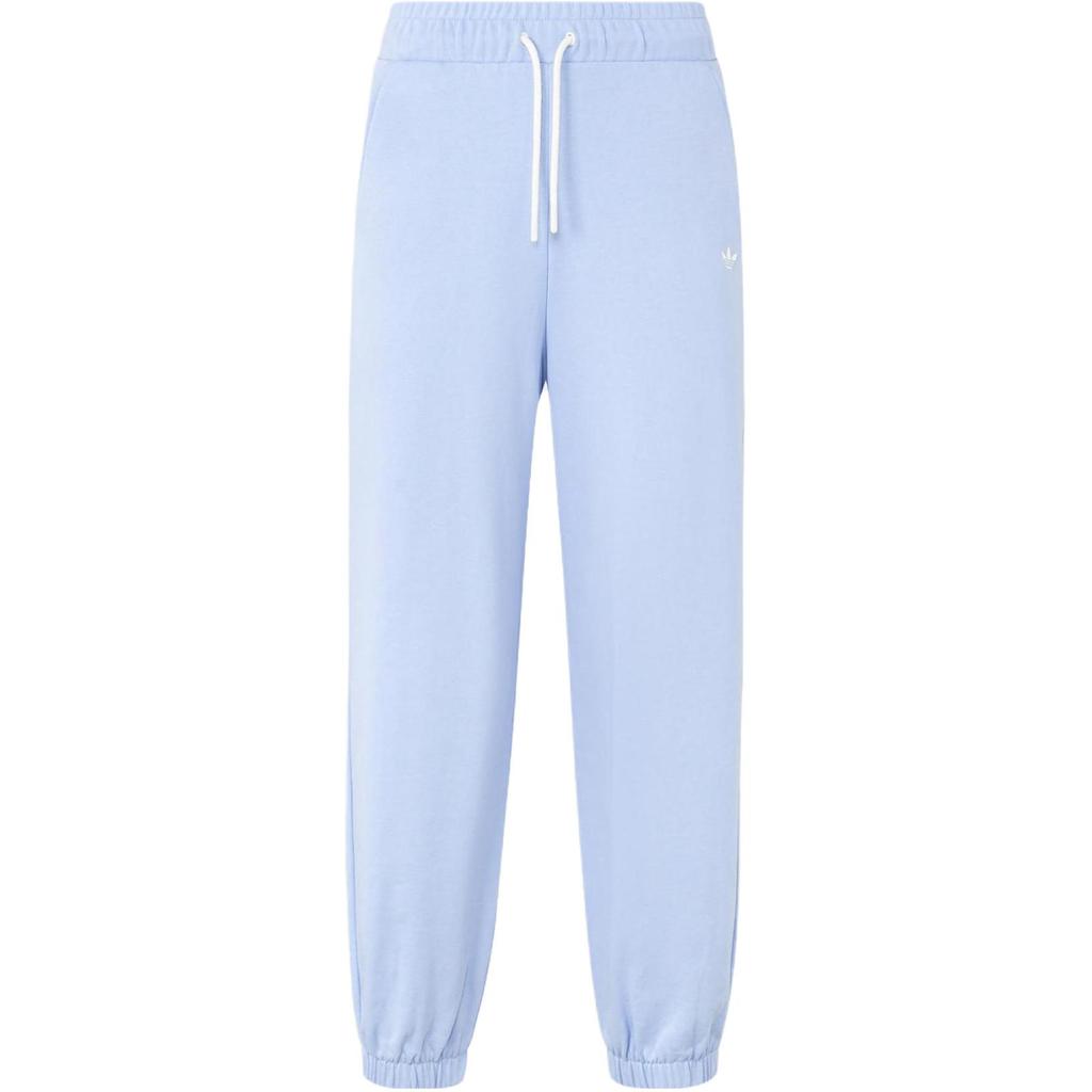 Adidas Originals Dc Rc Jogger With Solid Logo Drawstring Cuffed Sports Pants Women Bottoms Light-Pink Blue IS5381