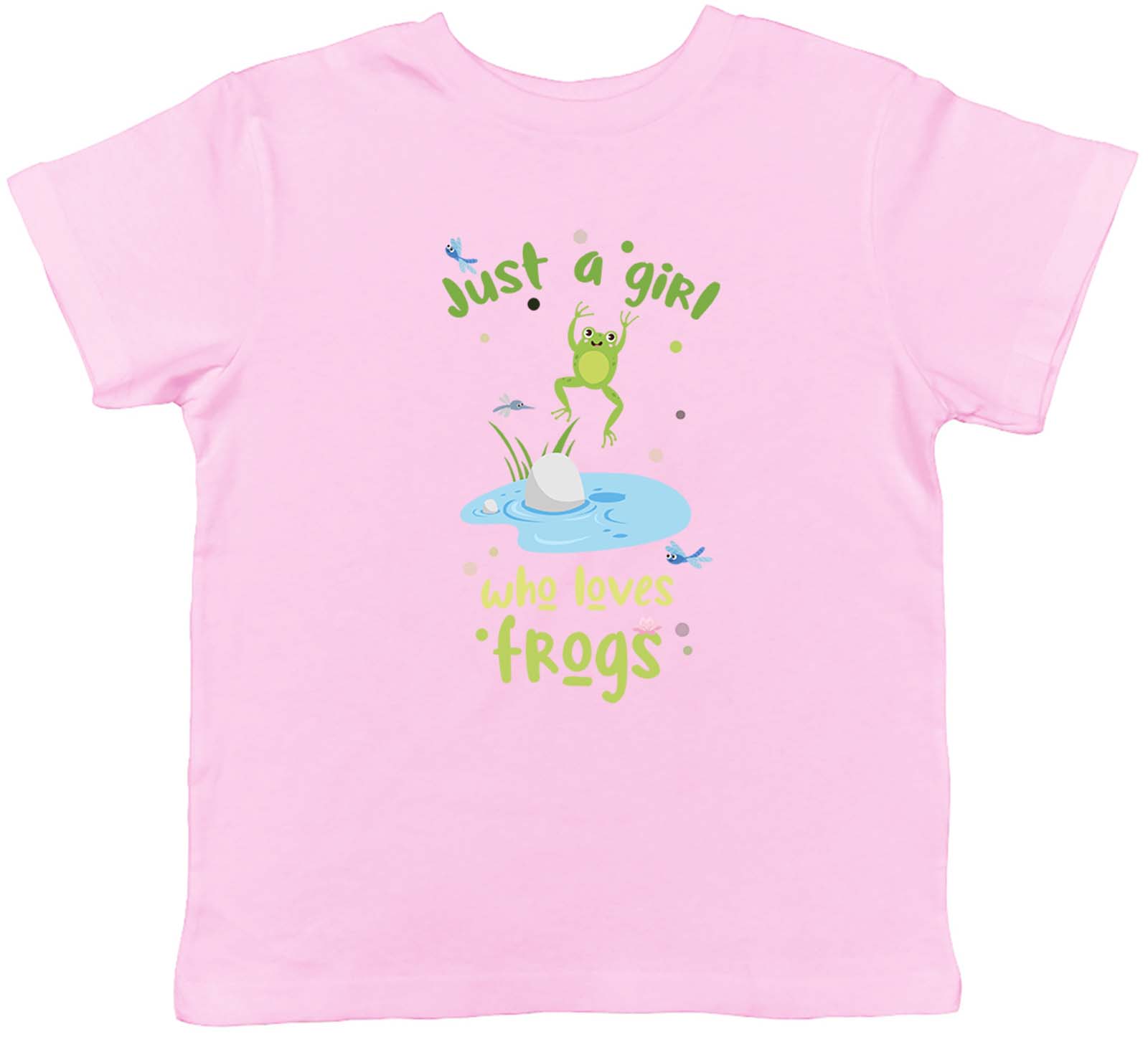 Frogs Kids T-Shirt Just A Girl Who Loves Frogs Childrens Boys Girls Gift 150