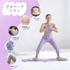Split Pilates Board, Multi-Purpose Home Abdominal Roller, Newly Upgraded Foldable Pilates Machine, Quiet and Low Noise, Adjustable Height, Multifuncti