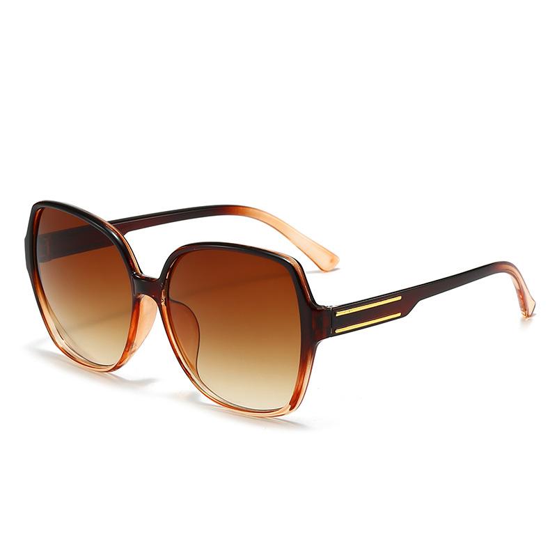 Women'S Sunglasses Sunshade Sunglasses Stall High Quality Fashion Big Frame Thin Han Chao