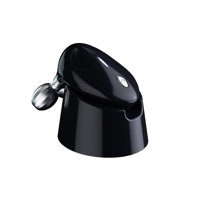 

Высокочастотный электрический массажер для лица с двойным шариковым роликом, аппарат для введения, EMS микротоковый лифтинг, инструмент для красоты лица чёрный