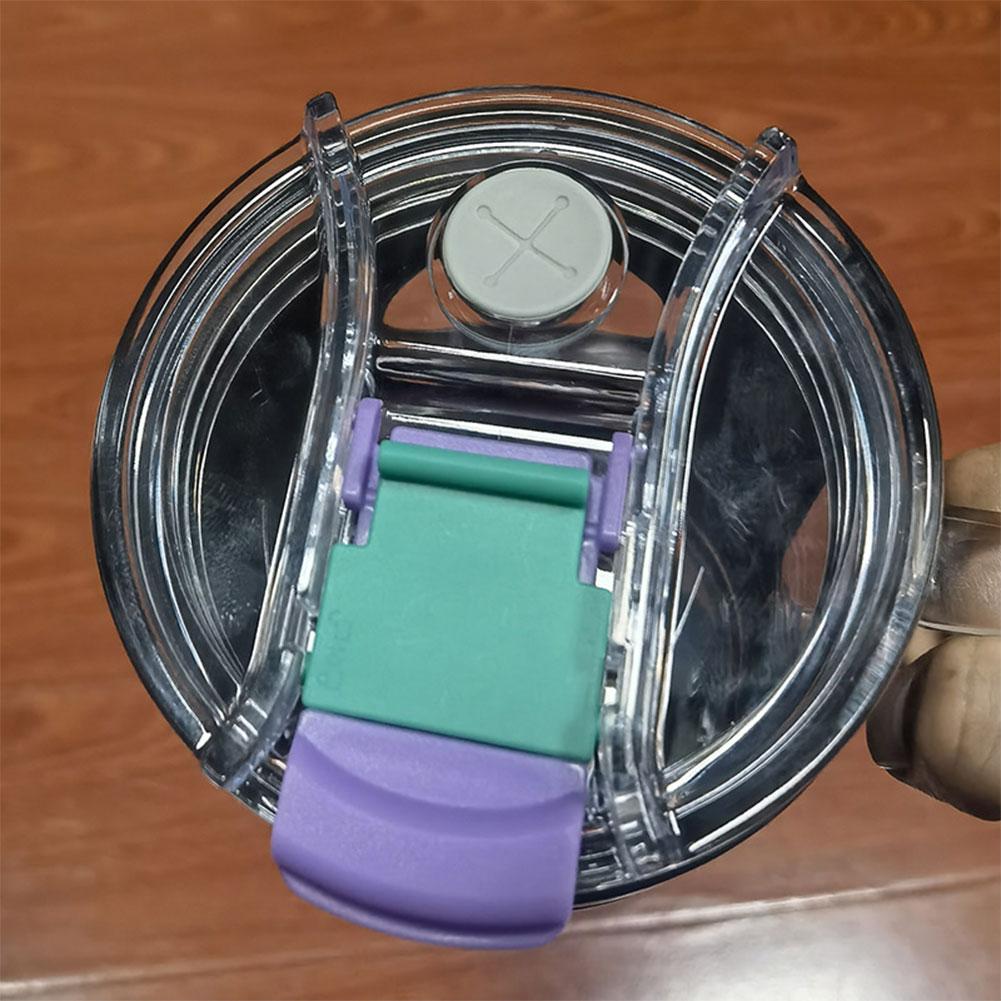 30oz Sealing Bottle Cover Splash Spill Proof Plain Plastic Replacement Lids for Tumbler Cup with Handle Cup Lid