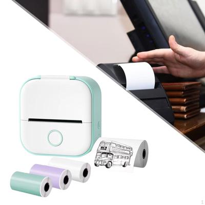 Printer Receipt for 57x30mm Paper Gift Pocket Sticker Maker Machine Study Notes