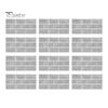 Self Adhesive Kitchen Backsplash Self-Adhesive PVC Tile Wall Stickers, Waterproof Mosaic Pattern Decals for Bathroom Easy To Clean Covers Home Decor,