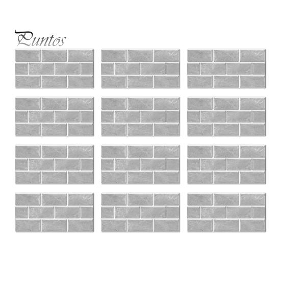 Self Adhesive Kitchen Backsplash Self-Adhesive PVC Tile Wall Stickers, Waterproof Mosaic Pattern Decals for Bathroom Easy To Clean Covers Home Decor,