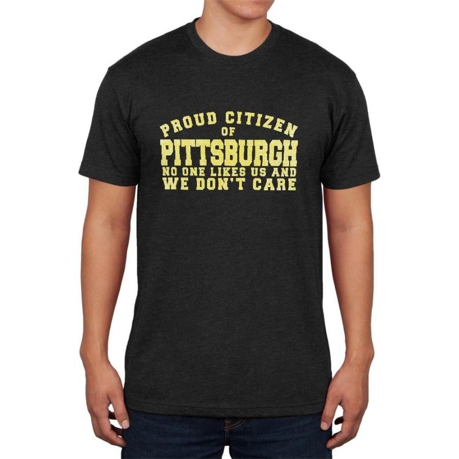 Proud No One Likes Pittsburg Mens Soft T Shirt XXXXXL чёрный