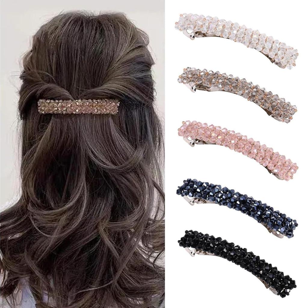 Crystal Hair Clips for Women Girls Kids Latest Stylish Party French Barrette Hair Clip Accessories Combo