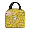 Yellow Duck Pattern Insulated Lunch Bag for Women Office Cooler Thermal Food Box Tote Leakproof Lunch Boxes Container
