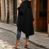 Women's Casual Zip-Up Hoodie Loose Fit Color Long Sleeve Hooded Sweatshirt Jacket